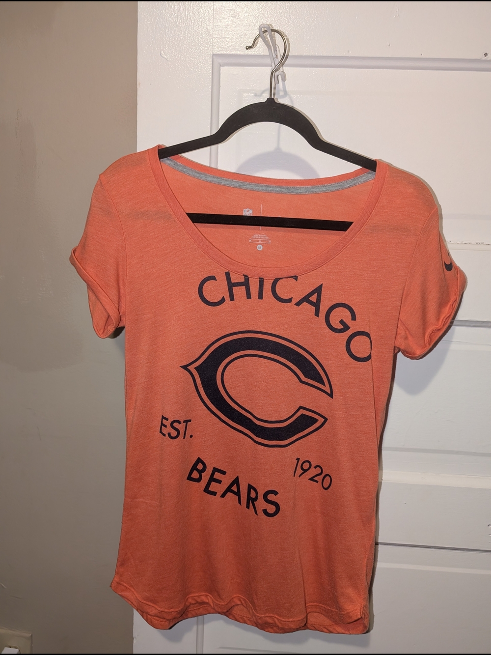 NFL Orange Chicago Bears Short Sleeve Team Tee